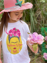 Lade das Bild in den Galerie-Viewer, T-shirt Baby girl- Gold Frida Kahlo basic