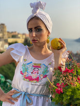 Carica l'immagine nel visualizzatore di Gallery, Copricostume Frida moro siciliano